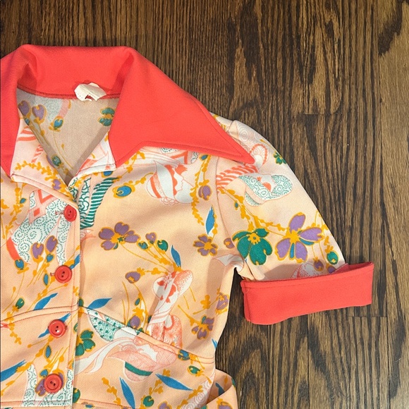 Vintage 60s Floral Blouse - Picture 5 of 6